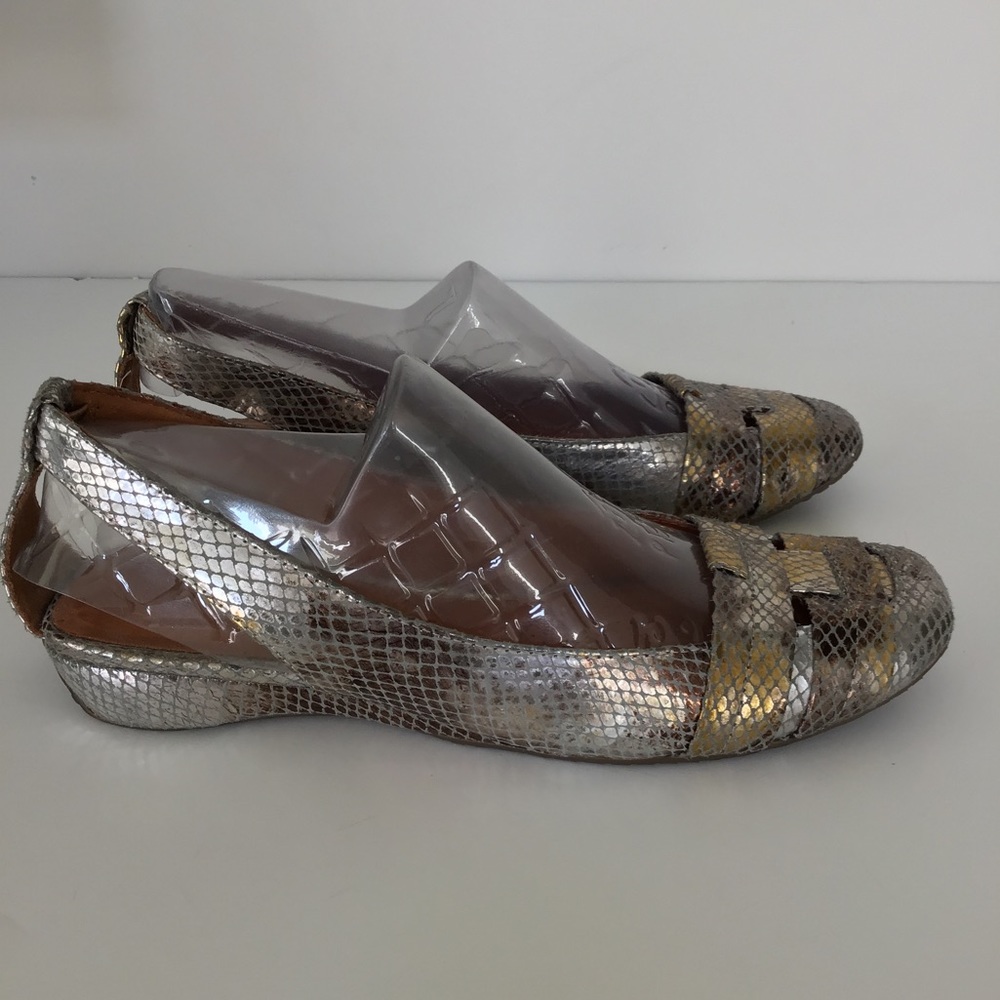Gentle Soles It’s So Fun Metallic Sling-Back Flats Size 7.5